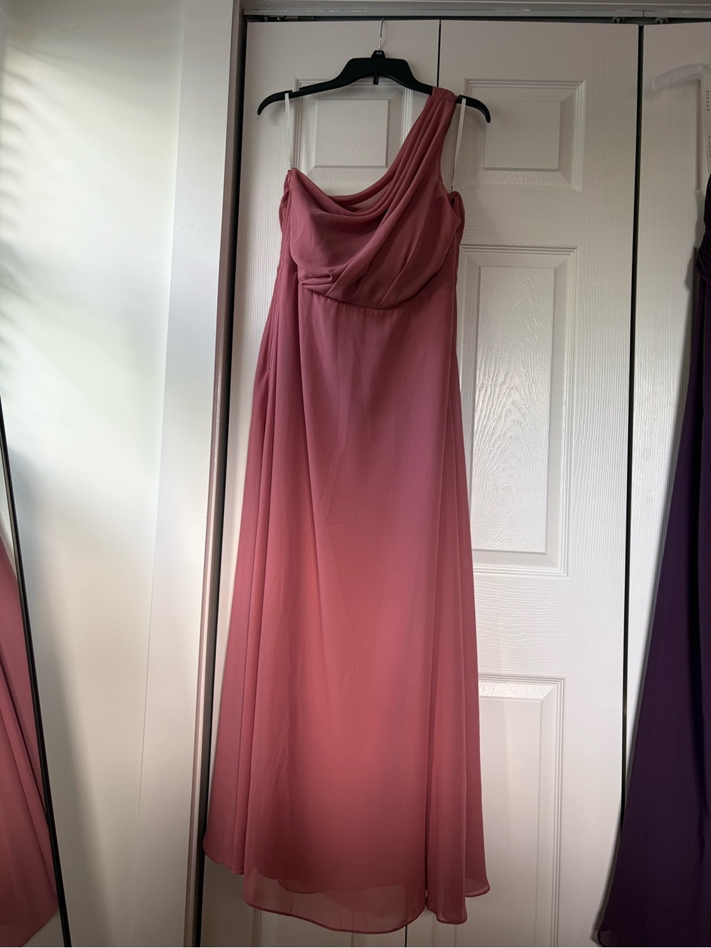 Birdy Grey- Kira Chiffon Dress in Mulberry size XXL